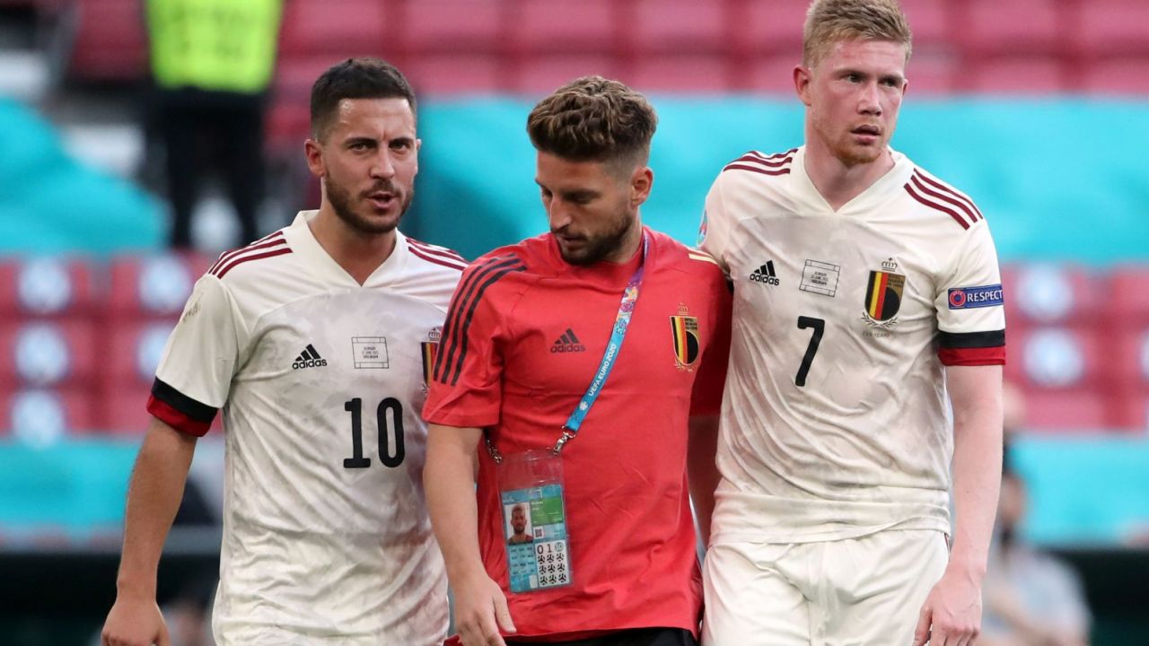 Kevin de Bruyne i Eden Hazard (fot. Getty Images)