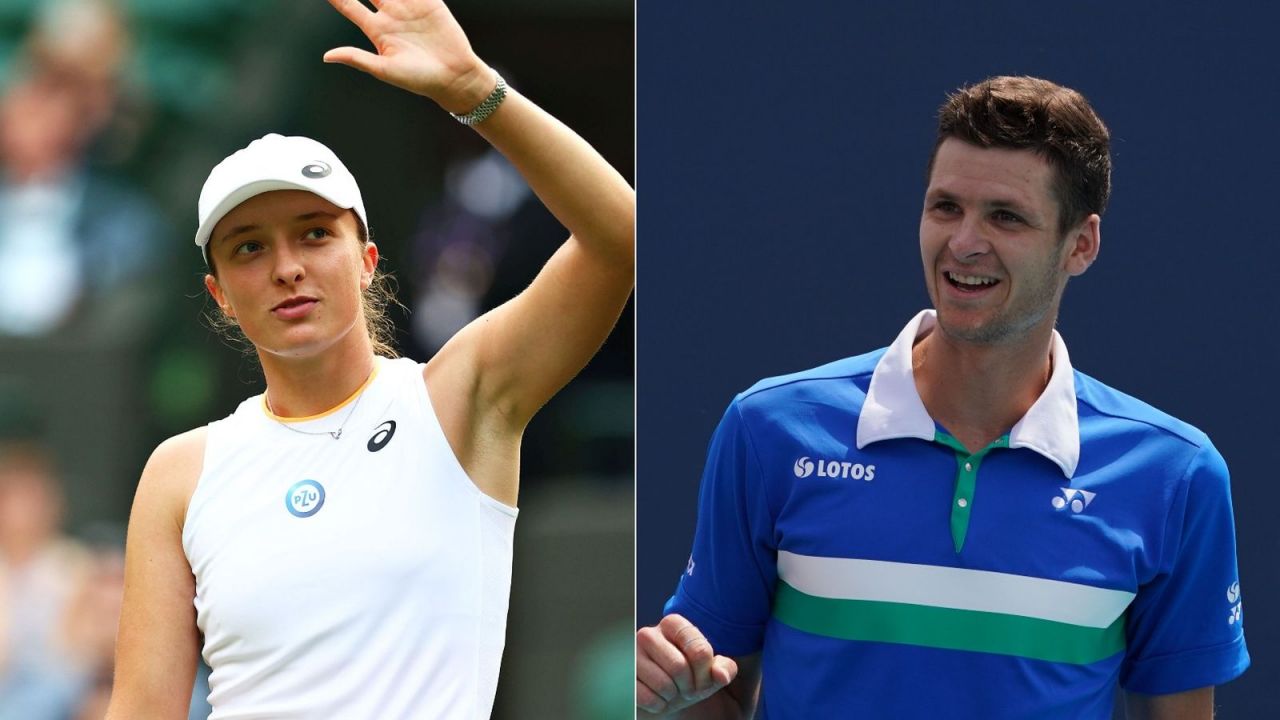 Iga Świątek - Hubert Hurkacz. Tenis, mecz pokazowy w Gdyni ...