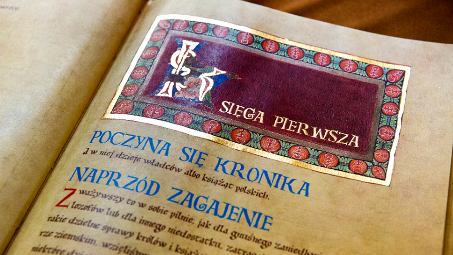 Kronika Polska Galla Anonima Streszczenie Kronika Galla Anonima w Ossolineum. „Dla tej księgi jest to najlepsze