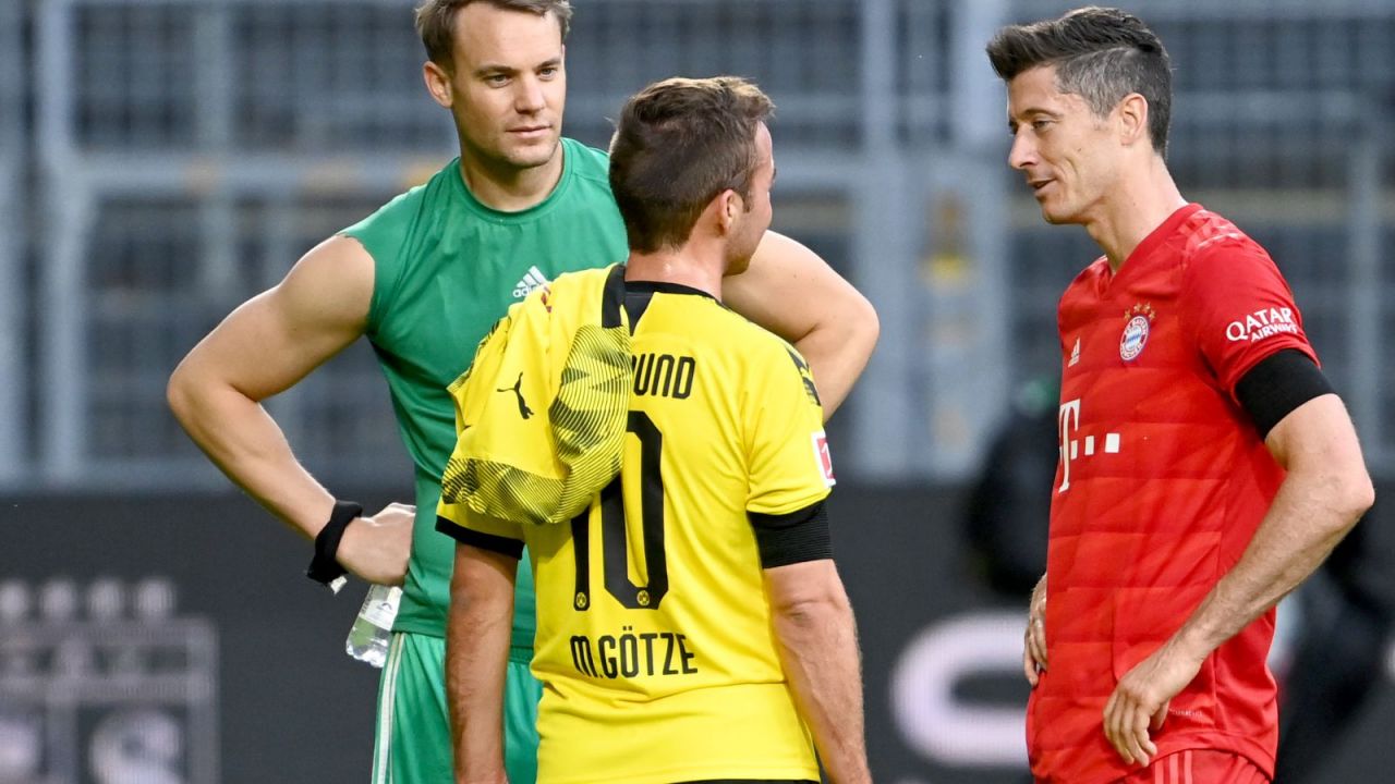 Manuel Neuer, Mario Goetze i Robert Lewandowski (fot. Getty Images)