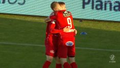 2. liga: Bytovia Bytów – Wigry Suwałki 1:2 (fot. TVP)