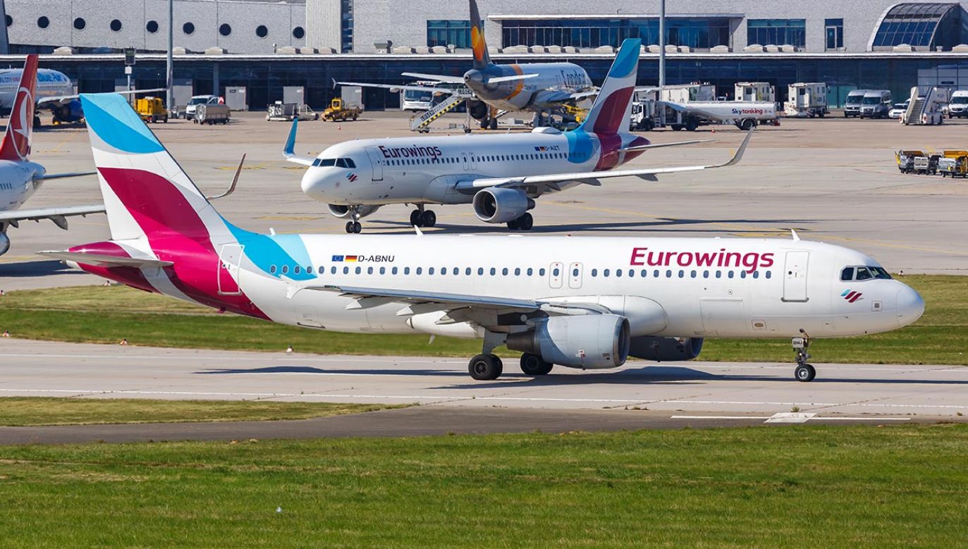 Rozpoczął się jednodniowy strajk pilotów linii Eurowings (fot. Shutterstock/Markus Mainka)
