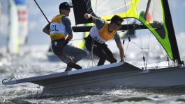 Peter Burling i Blair Tuke (fot. Getty Images) Peter Burling i Blair Tuke (fot. Getty Images)