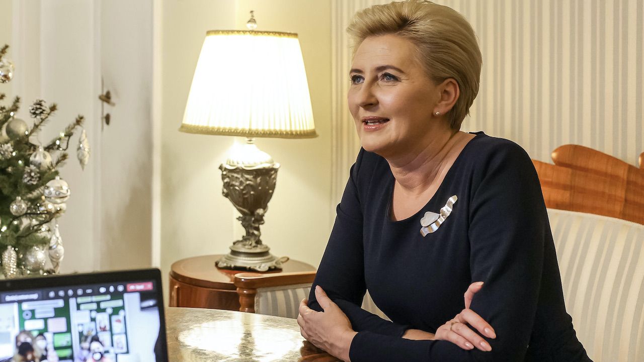 Pierwsza dama Agata Kornhauser-Duda (fot. Grzegorz Jakubowski/KPRP) Pierwsza dama Agata Kornhauser-Duda (fot. Grzegorz Jakubowski/KPRP)