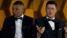 Lewandowski i Mbappe stanowczo o mundialu co dwa lata (fot. TVP)