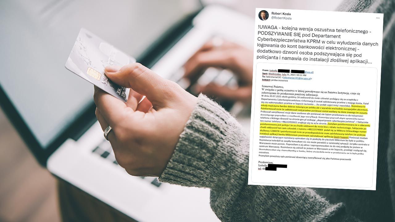 Departament Cyberbezpieczeństwa ostrzega przed wyłudzeniami (fot. Shutterstock/Yulia Grigoryeva) Departament Cyberbezpieczeństwa ostrzega przed wyłudzeniami (fot. Shutterstock/Yulia Grigoryeva)