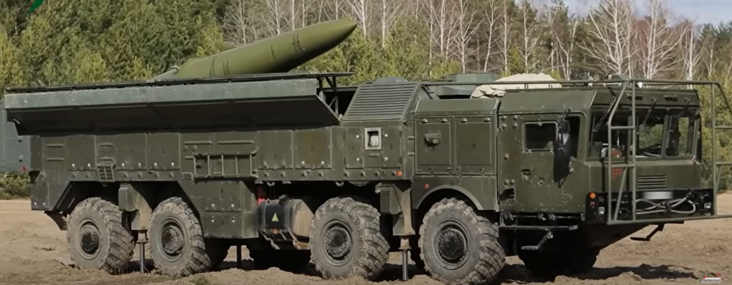 Аператыўна-тактычны ракетны комплекс «Іскандэр-М». Здымак мае ілюстрацыйны характар. Фота: Ваенна-інфармацыйнае агенцтва «Ваяр»