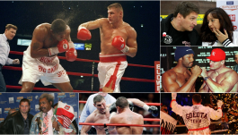 Andrzej Gołota na różnych etapach kariery (fot. PAP/Getty)