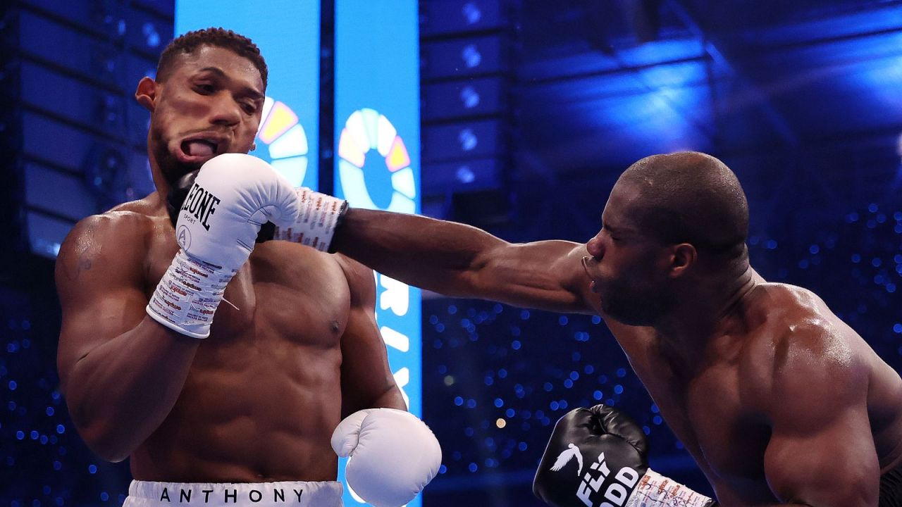 We wrześniu w Londynie Daniel Dubois wygrał z Anthonym Joshuą przez nokaut w 5. rundzie (fot. Getty Images)