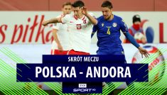 Robert Lewandowski w meczu Polska – Andora (fot. PAP)