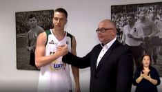Grzegorz Kamiński w Legii Warszawa (fot. TVP)