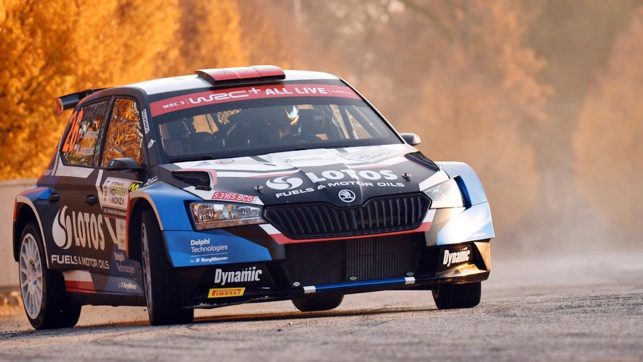 Kajetan Kajetanowicz był w WRC3 trzeci i został wicemistrzem świata w tej kategorii (fot. FB/Kajetan Kajetanowicz)