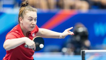 W akcji Natalia Bajor, najlepsza z naszych reprezentantek (fot. Getty).