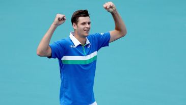 Hubert Hurkacz triumfował w Miami Open 2021 (fot. Getty)