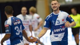 Lovro Mihić i Michał Daszek (fot. PAP/EPA)