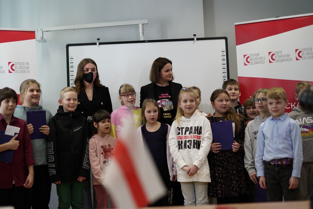 Мерапрыемства ў ЦБС з удзелам Святланы Ціханоўскай. Фота: Цэнтр беларускай салідарнасці