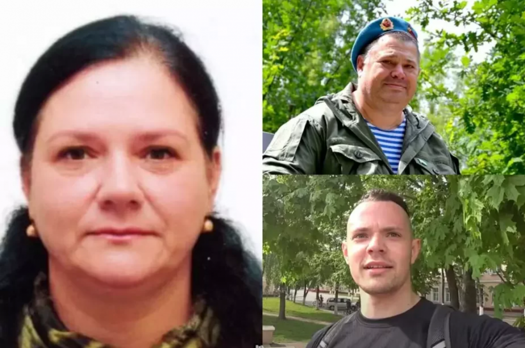 Ларыса, Васіль і Павел Прохаравы (злева направа і зверху ўніз). (Фота: BELPOL, старонка Укантакце Васіля і ютуб-канал Васіля. Калаж: «Наша Ніва»)