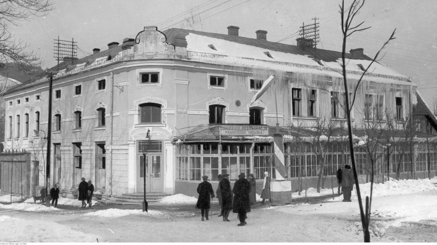 Cukiernia i restauracja Franciszka Trzaski w Zakopanem. Fot. NAC/IKC, sygn. 1-G-7183