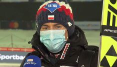 Kamil Stoch, wywiad (fot. TVP)