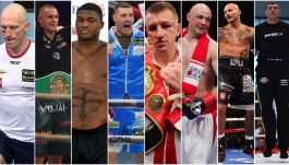 Od lewej: Włodarczyk, Wawrzyk, Ugonoh, Zimnoch, Adamek, Kownacki, Szpilka i Wach (fot. Getty Images/PAP)