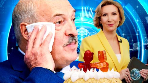 Александр Лукашенко и Ольга Старостина. Коллаж: Белсат