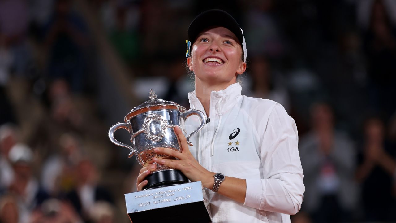 Iga Świątek dobiła 100 tygodni na czele rankingu WTA | TVP SPORT