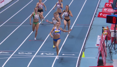 Justyna Święty-Ersetic najlepsza w biegu na 400 m (fot. TVP)