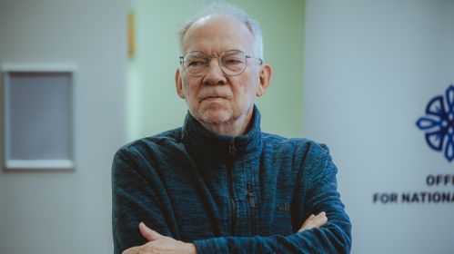 Социолог Андрей Вардомацкий во время экспертного форума «Языковая политика в Беларуси: проектируя будущее». Варшава, Польша. 17 декабря 2024 года. Фото: Белсат