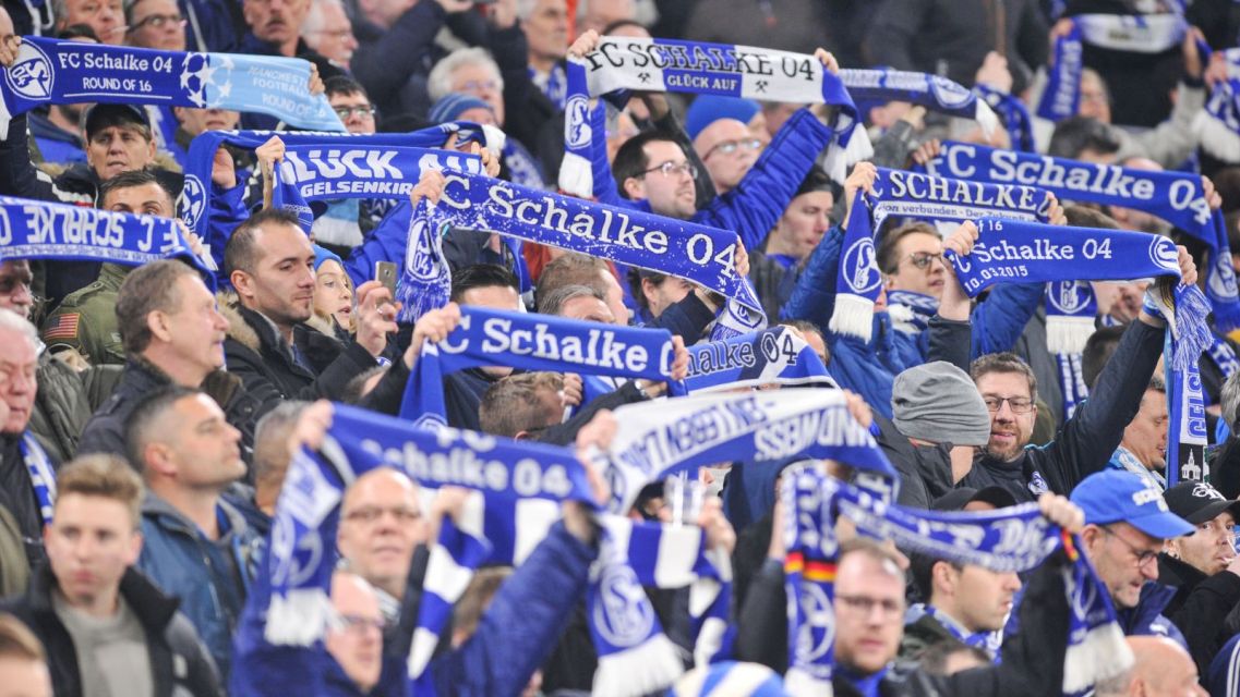 Liga mistrzów Schalke 04 Gelsenkirchen Manchester City pobity ...