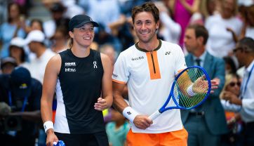 Iga Świątek i Casper Ruud (fot. Getty Images)