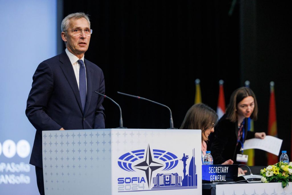 Jens Stoltenberg w Sofii, nato (Фота: NATO / Twitter)