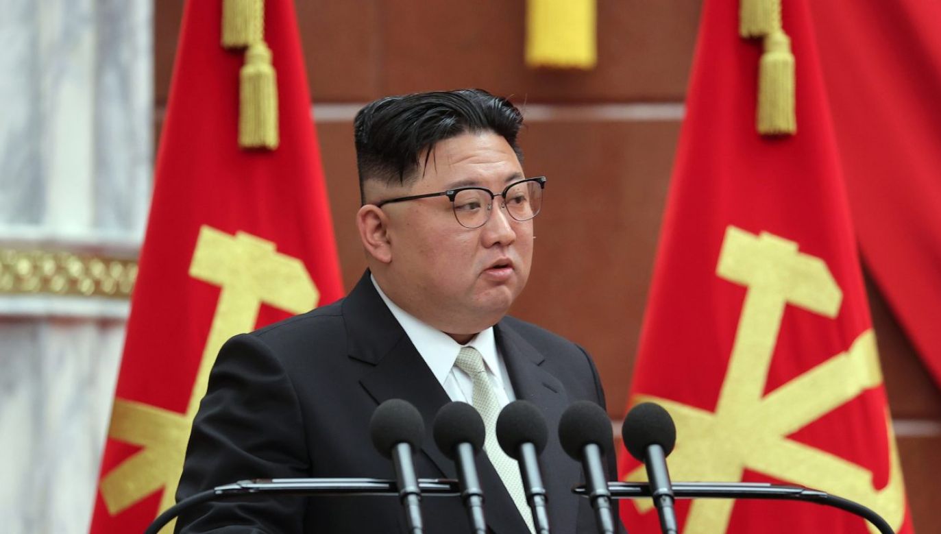 Północnokoreański dyktator Kim Dzong Un (fot. PAP/EPA/KCNA)