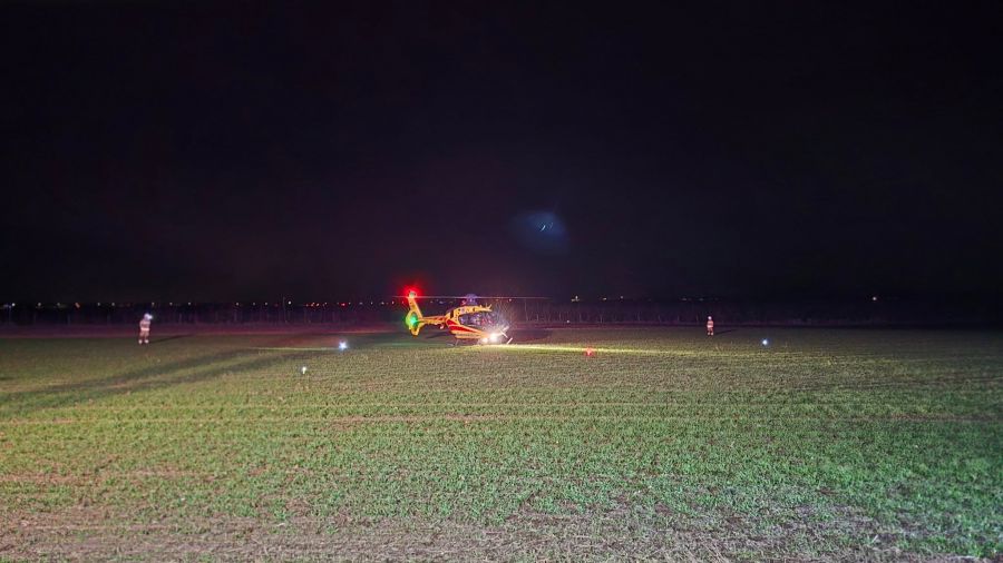 wypadek blokada DW307 Wojnowice - Buk - Opalenica (fot. OSP Buk)