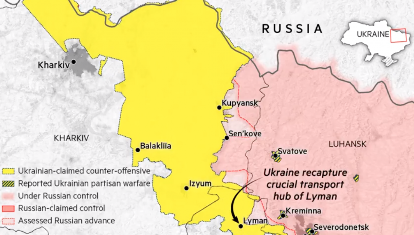 Ukraińskie Siły Zbrojne odbijają kolejne miejscowości (fot. TT.com/NEXTA)