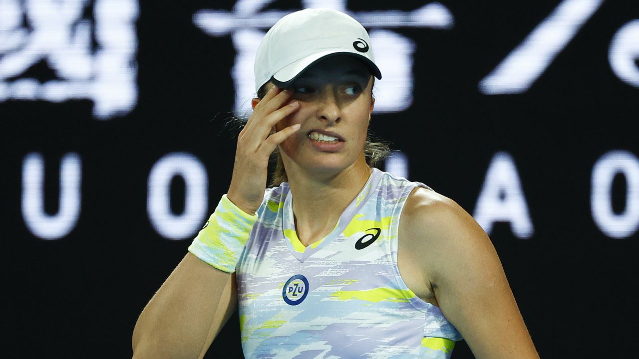 Iga Świątek nie zagrała w półfinale na miarę możliwości (fot. Getty Images) Iga Świątek nie zagrała w półfinale na miarę możliwości (fot. Getty Images)