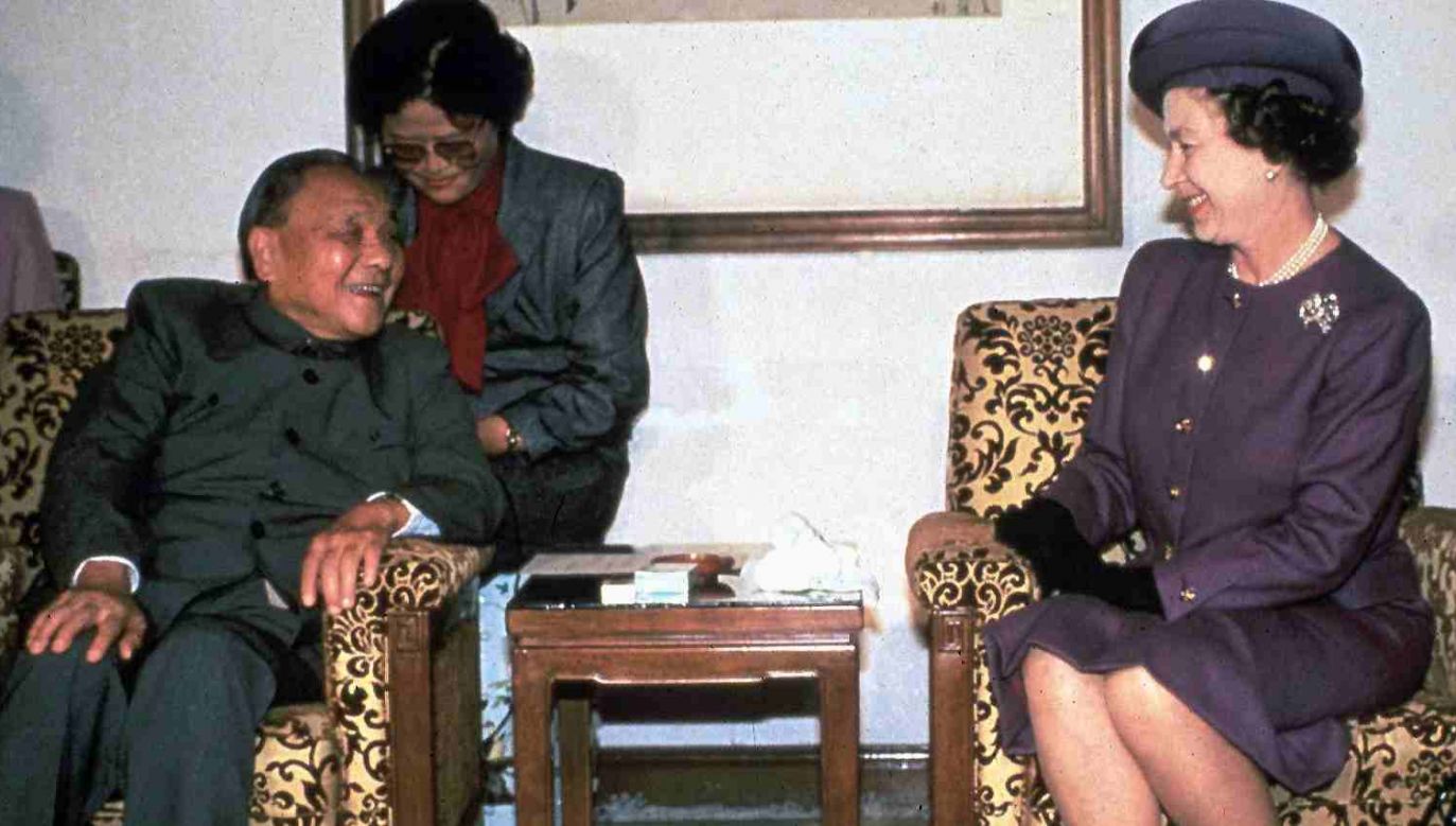 Queen Elizabeth II's visit to China. It was meeting with Deng Xiaoping. The fact that it was the Chinese leader who came to the Queen was considered unprecedented. Photo Tim Graham Picture Library / Getty Images