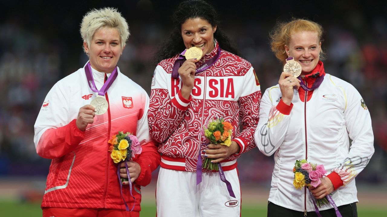 Anita Włodarczyk, Tatiana Łysenko, Betty Heidler (fot. Getty Images)