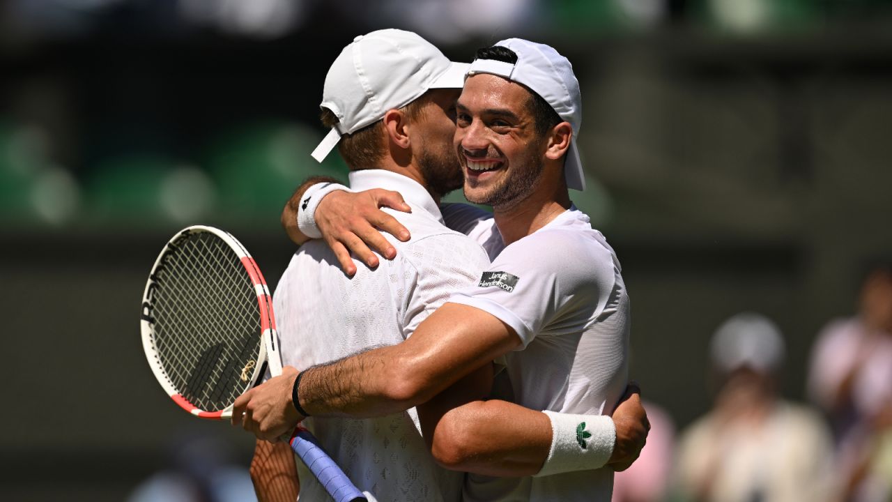 Julian Cash i Lloyd Glasspool (fot. Getty Images)