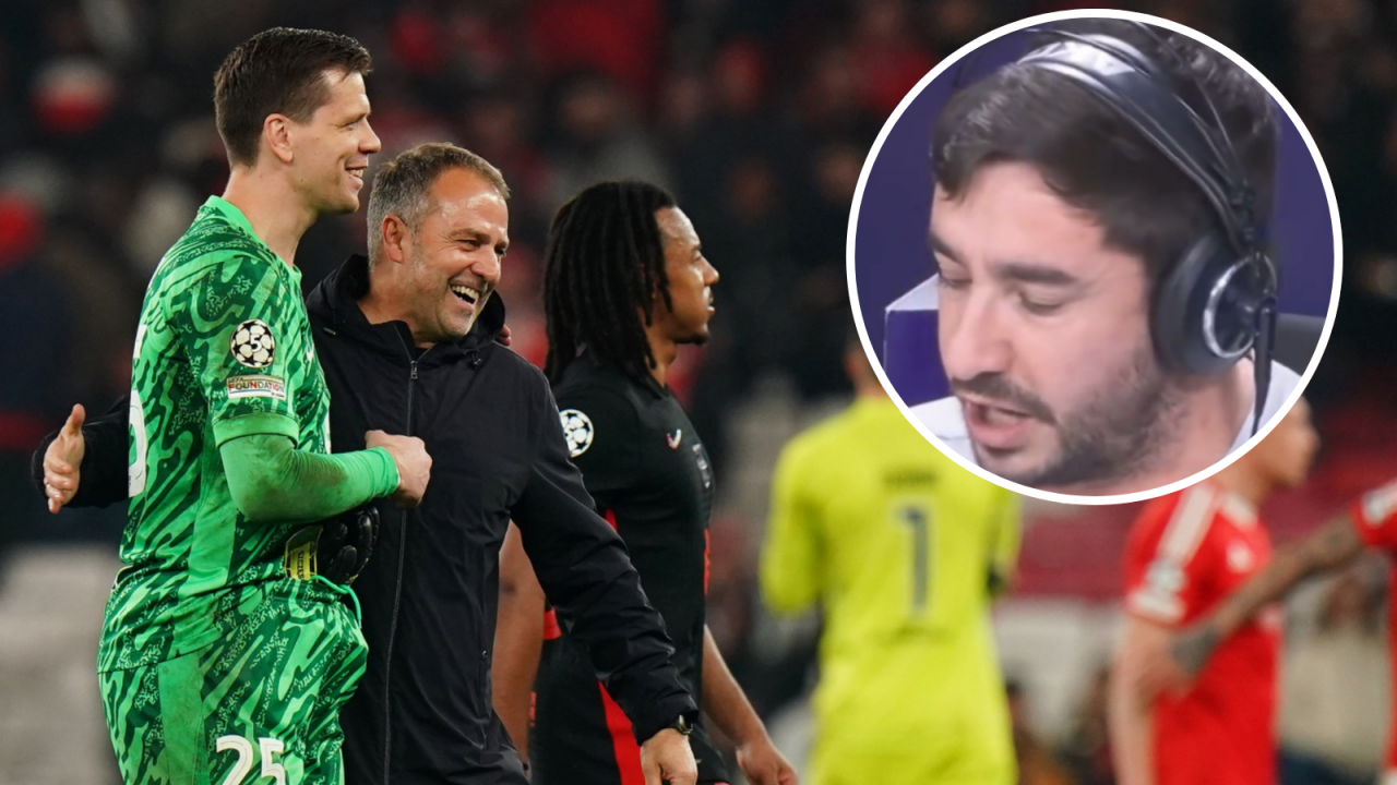 Wojciech Szczęsny doczekał się swojej piosenki w Barcelonie (fot. Getty/"X").