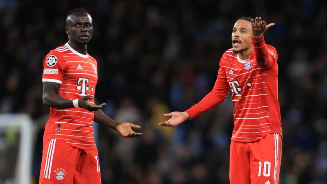Sadio Mane i Leroy Sane (fot. Getty Images)