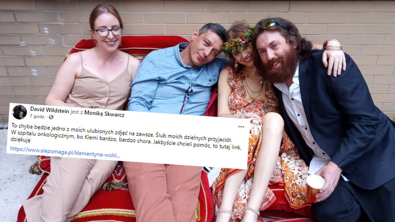 Apel o wsparcie Klementyny Wohl, dziennikarki TVP chorej na nowotwór (fot. Facebook/David Wildstein) Apel o wsparcie Klementyny Wohl, dziennikarki TVP chorej na nowotwór (fot. Facebook/David Wildstein)