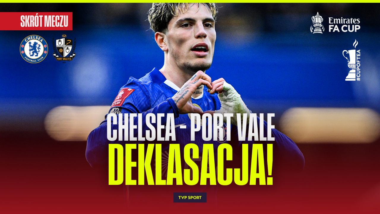 Chelsea – Port Vale 7:0. Puchar Anglii, mecz 1/4 finału [SKRÓT]