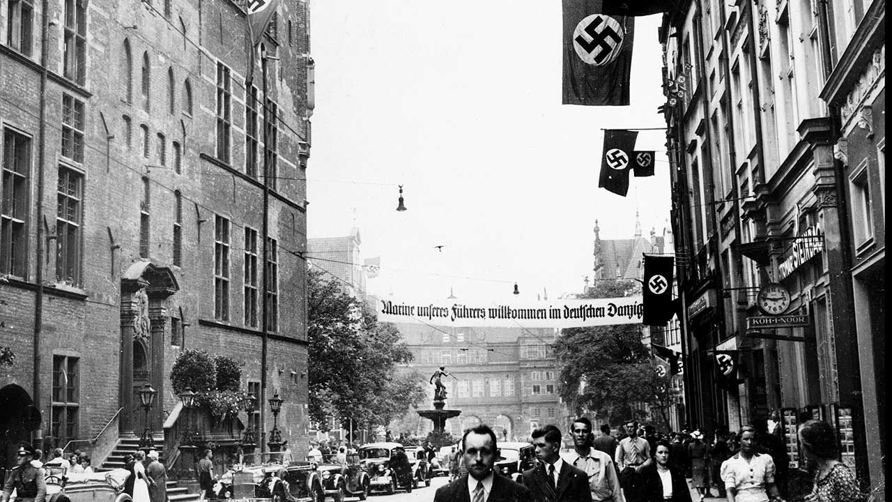 Ratusz w Gdańsku, 1939 r. (fot. SSPL/Getty Images)