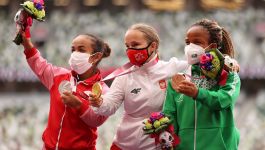 Renata Śliwińska została mistrzynią olimpijską w pchnięciu kulą (Fot. Getty)