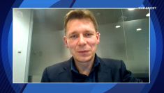 Rzecznik Legii Warszawa Bartosz Zasławski (fot: TVP Sport)