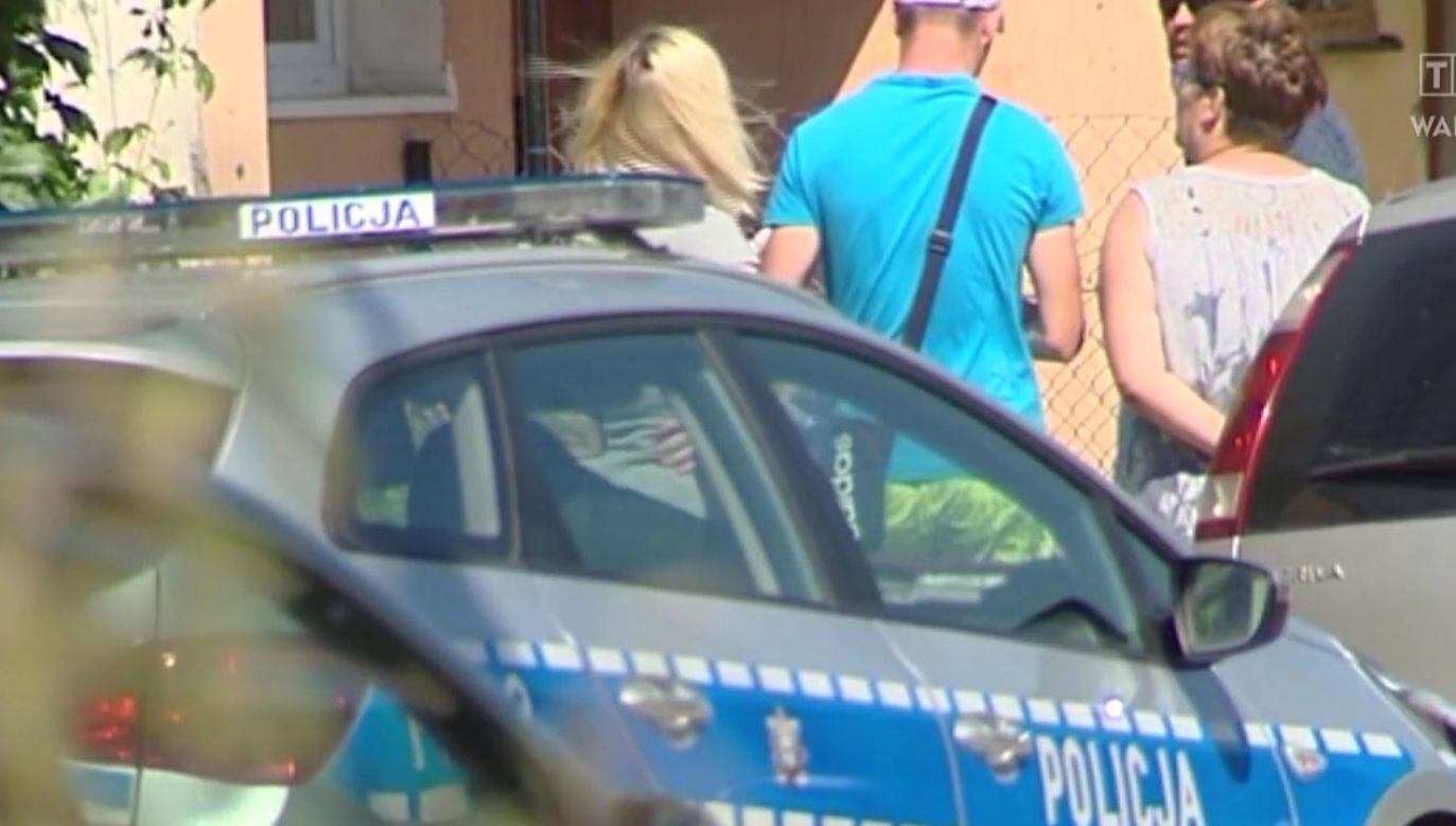 Pedofil został zatrzymany (fot TVP Warszawa)