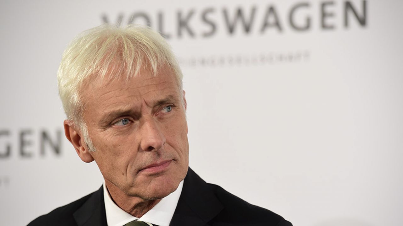 Matthias Mueller dotychczas kierował firmą Porsche, która należy do VW (fot. Alexander Koerner/Getty Images)
