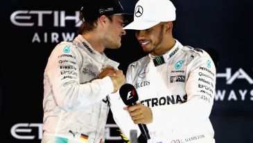 Nico Rosberg (L) i Lewis Hamilton (fot. Getty)