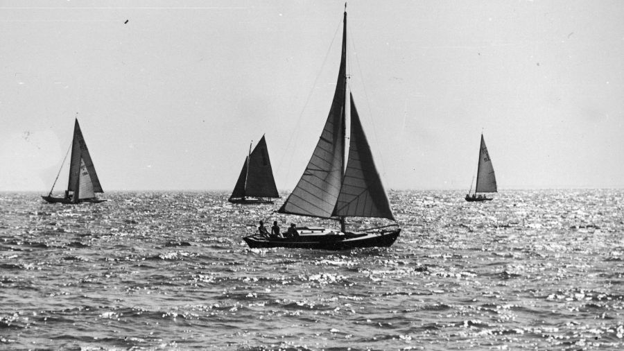 Żeglarskie Mistrzostwa Europy w Orłowie, sierpień 1939 r. Fot. NAC/IKC