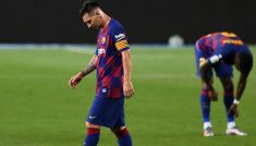 Leo Messi a kryzys formy FC Barcelona (fot. Getty)